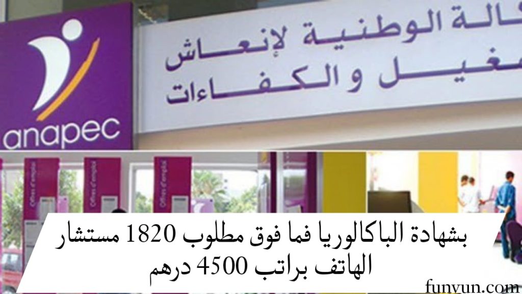 بشهادة البكالوريا فما فوق مطلوب توظيف 1820 مستشار الهاتف براتب 4500 درهم