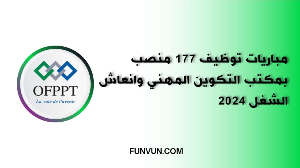 Concours de Recrutement OFPPT 2024 (177 Postes)