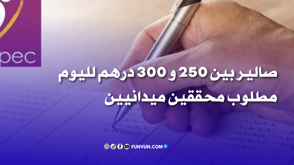 Offre d’emploi à Marrakech : Recrutement de 12 Enquêteurs H/F pour des missions terrain dans le domaine numérique