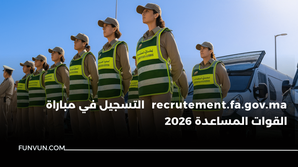 recrutement.fa.gov.ma  التسجيل في مباراة القوات المساعدة 2026