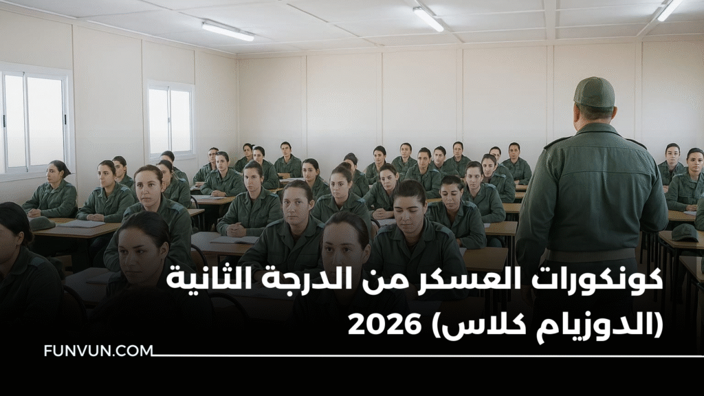 كونكورات العسكر من الدرجة الثانية (الدوزيام كلاس) 2026