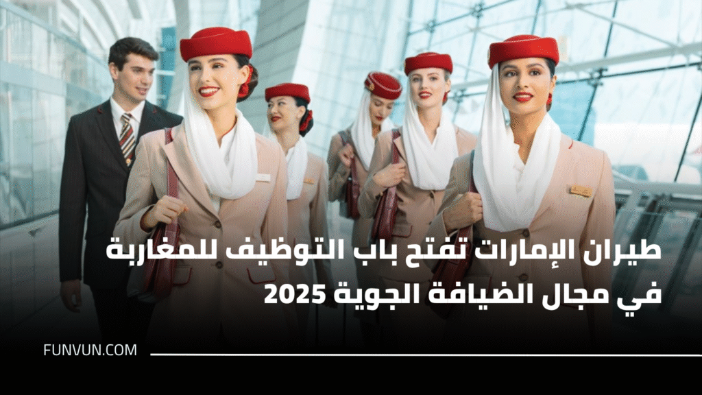 طيران الإمارات تفتح باب التوظيف للمغاربة في مجال الضيافة الجوية 2025