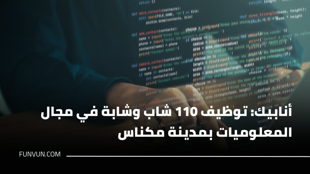 أنابيك: توظيف 110 شاب وشابة في مجال المعلوميات بمدينة مكناس